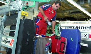 Baggage sorting Swisport