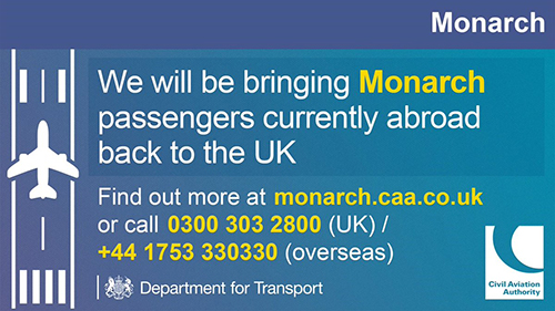 monarch airlines website