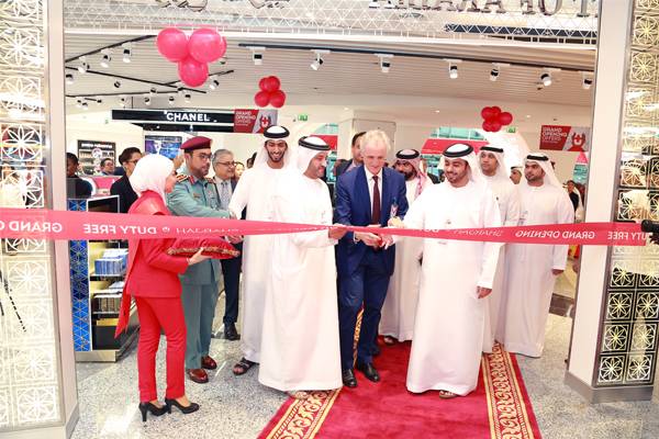Sharjah Dufry ribbon cutting – TRBusiness Sharjah Dufry ribbon cutting