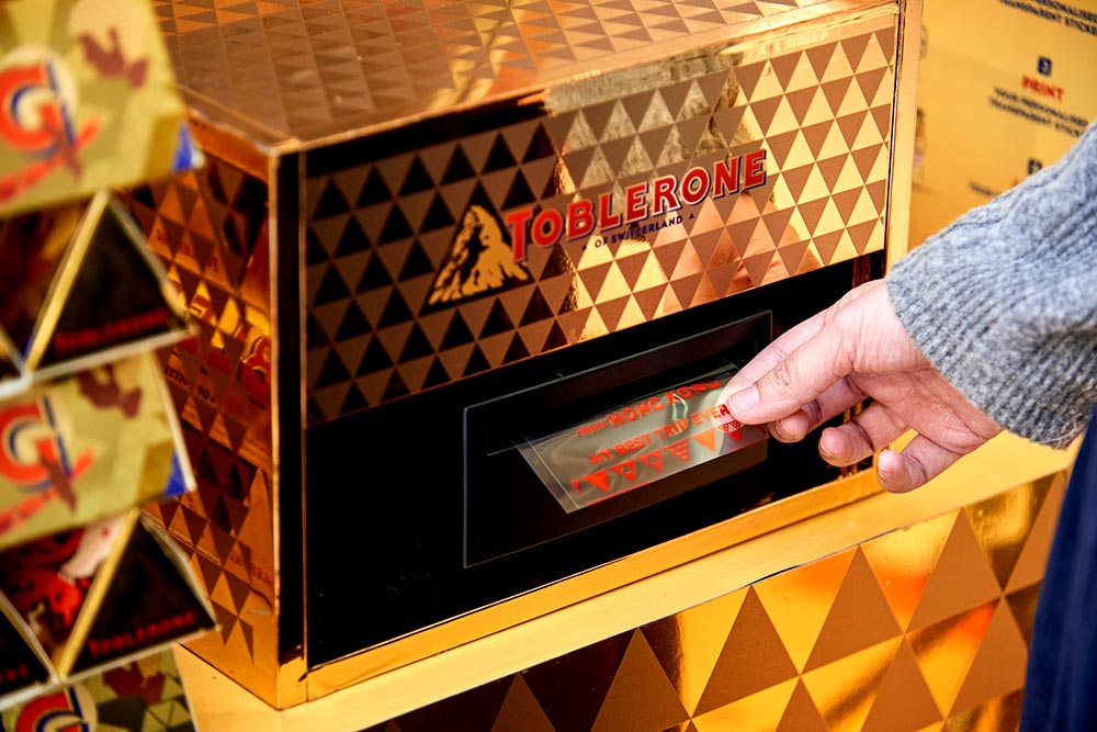 Toblerone Tiny Bag Sticker Printer – TRBusiness