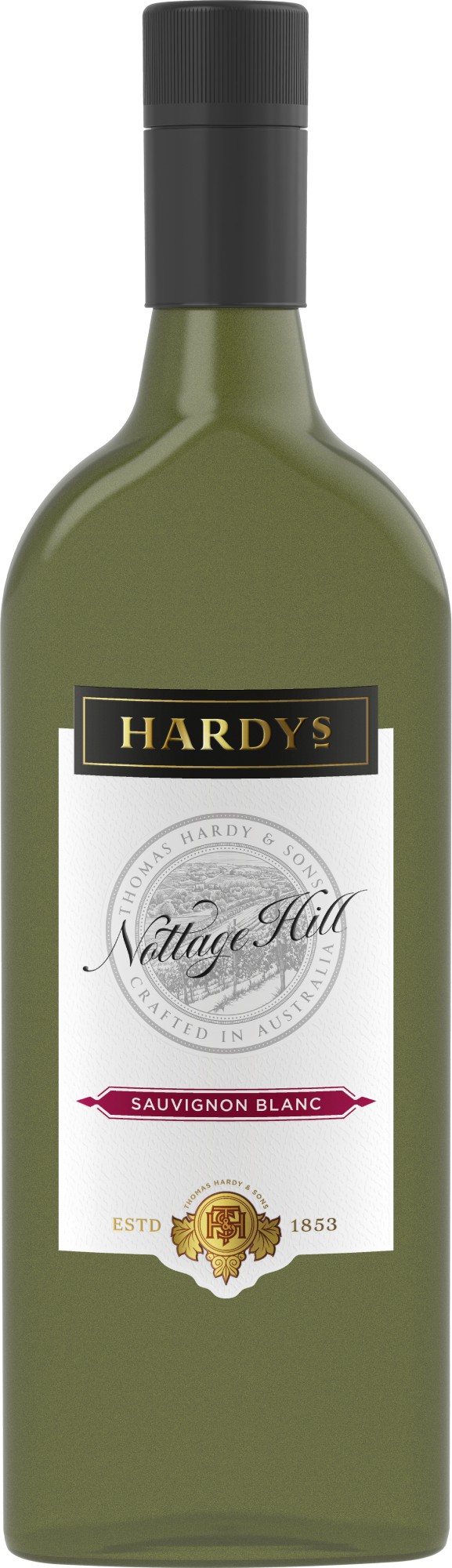 Hardys Nottage Hill Sauvignon Blanc in rPET bottle.
