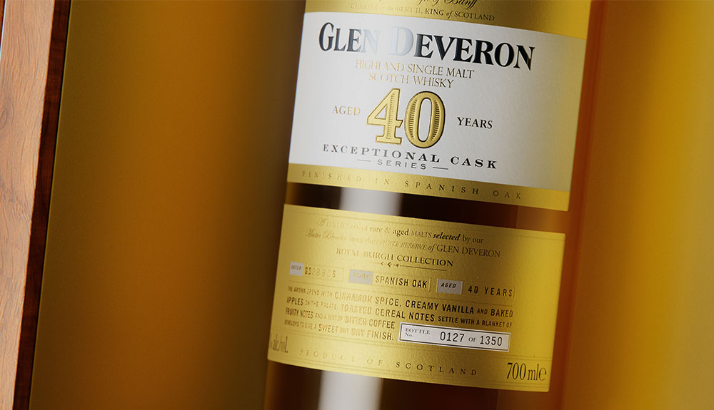 Bacardi launches TREX Glen Deveron 40 Year Old Highland Single Malt