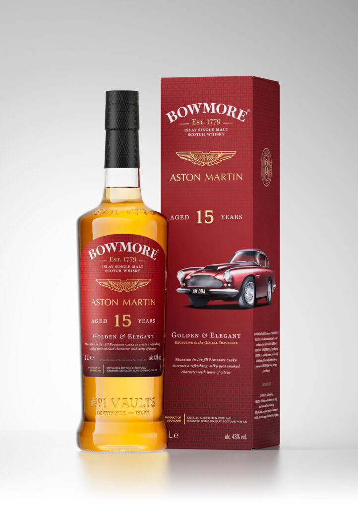 Bowmore revs up final TREX release in the Designed by Aston Martin