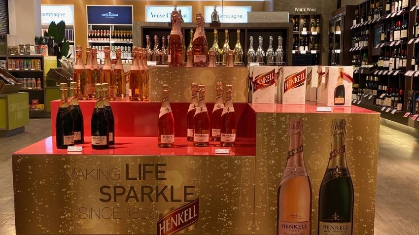 Henkel Reception Henkell targets impulse purchases with Hamburg podium drive