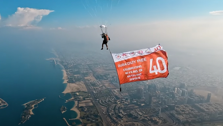 Dubai Duty Free takes to the skies to mark 40th anniversary
