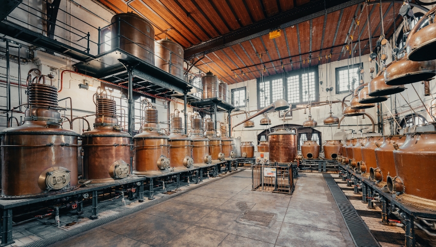 Inside the Bénédictine 1888 distillery