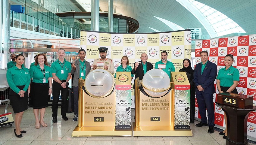 The special anniversary Millennium Millionaire draw at Dubai Duty Free