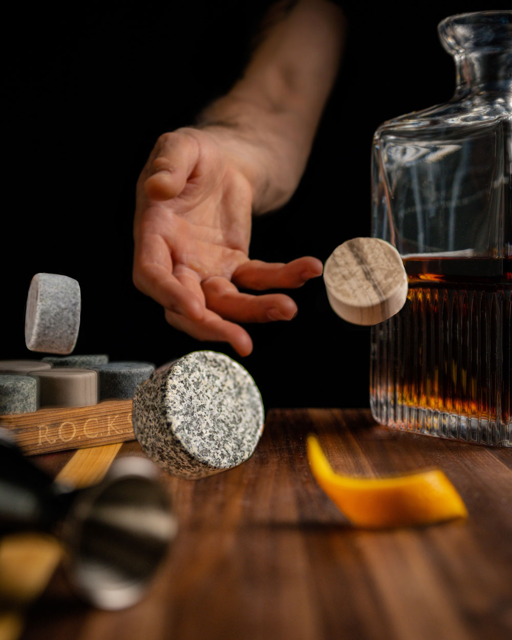 ROCKS-Whiskey-Chilling-Stones2 – TRBusiness Rob Robertaccio | Senior Vice President Global & Travel Retail Sales rrobertaccio@egluck.com E. Gluck Corp.  – TRBusiness