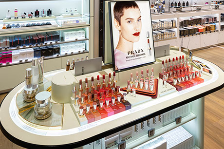 Prada Beauty at CDG