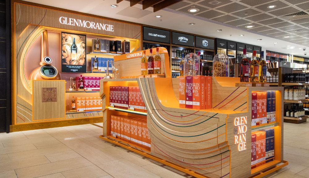 Avolta_Edinburgh WDF Glenmorangie – TRBusiness Avolta World Duty Free Edinburgh Airport