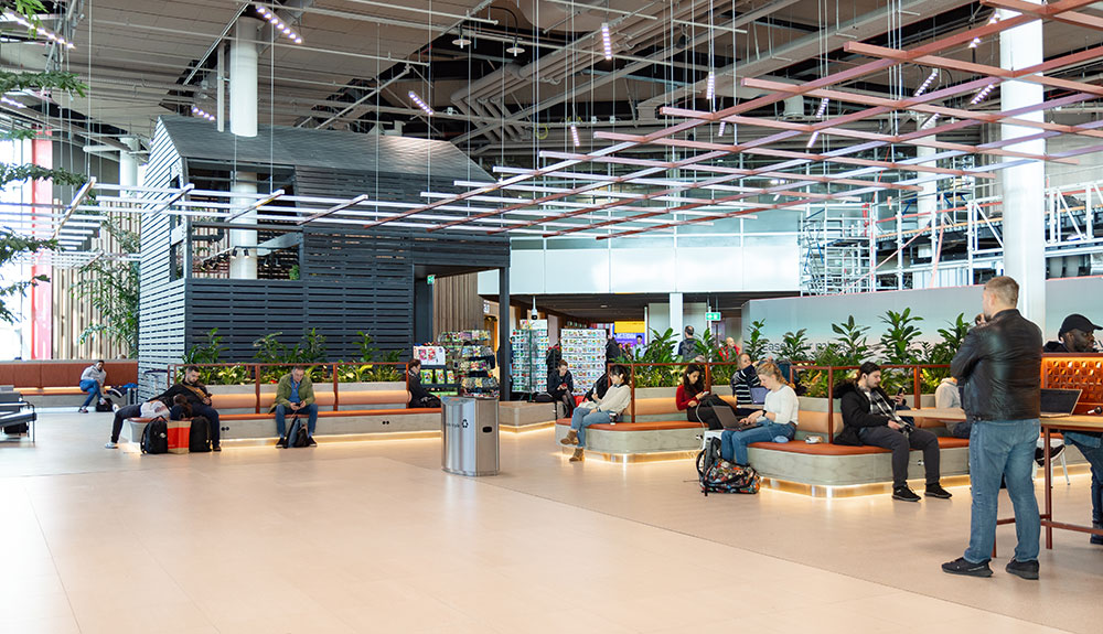 Around-34m-Schengen-Area-passengers-use-Lounge-1-situated-post-security-each-year-with-5000sq-m-of-additional-space-for-passengers-flying-within-Europe-Image-credit-Amsterdam-Airport-Schiphol – TRBusiness Schiphol – TRBusiness