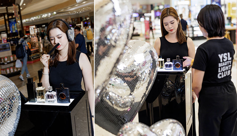 LOréal-Travel-Retail-and-YSL-Beauty-Light-ClubSilent-Disco-T4 – TRBusiness YSL Beauty Light Club at Changi – TRBusiness