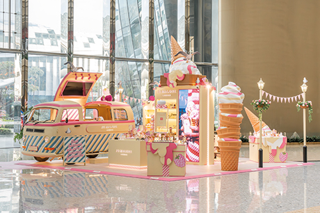 Jo Malone Rasperry Ripple outpost at CDF mall Haitang Bay.