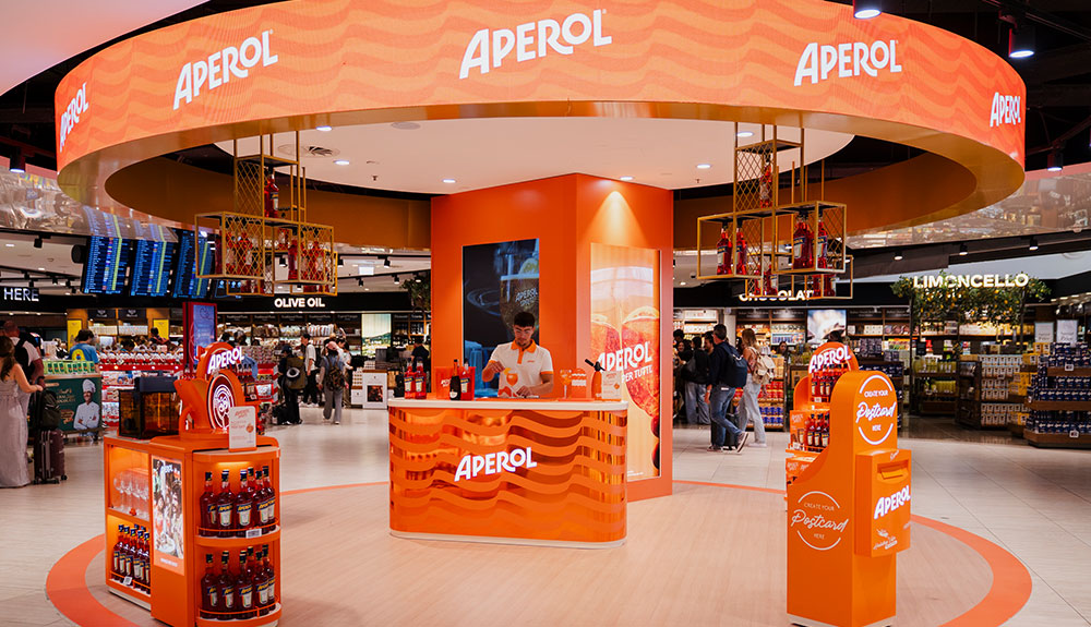 Aperol summer activation Rome 