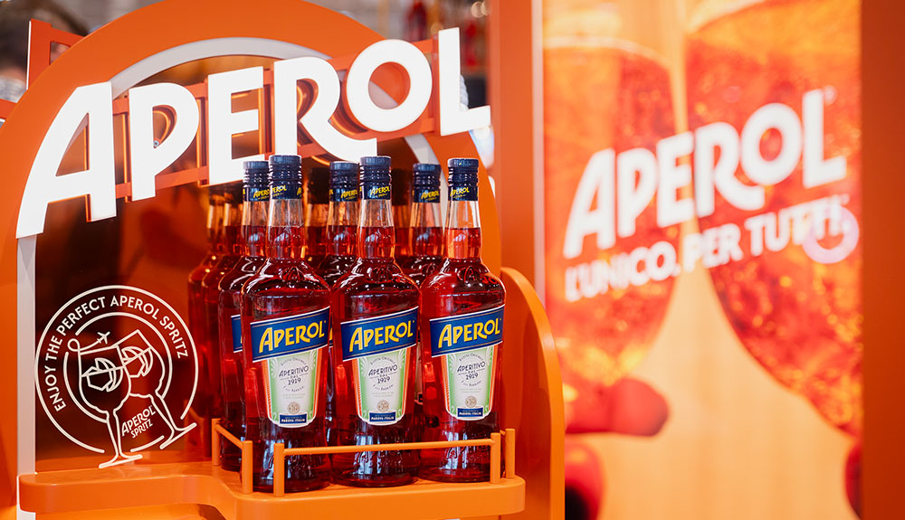 Aperol summer activation Rome 