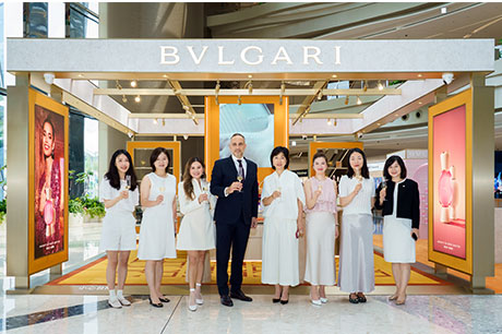 Bulgari pop up at cdf Sanya International Duty Free Shopping Complex