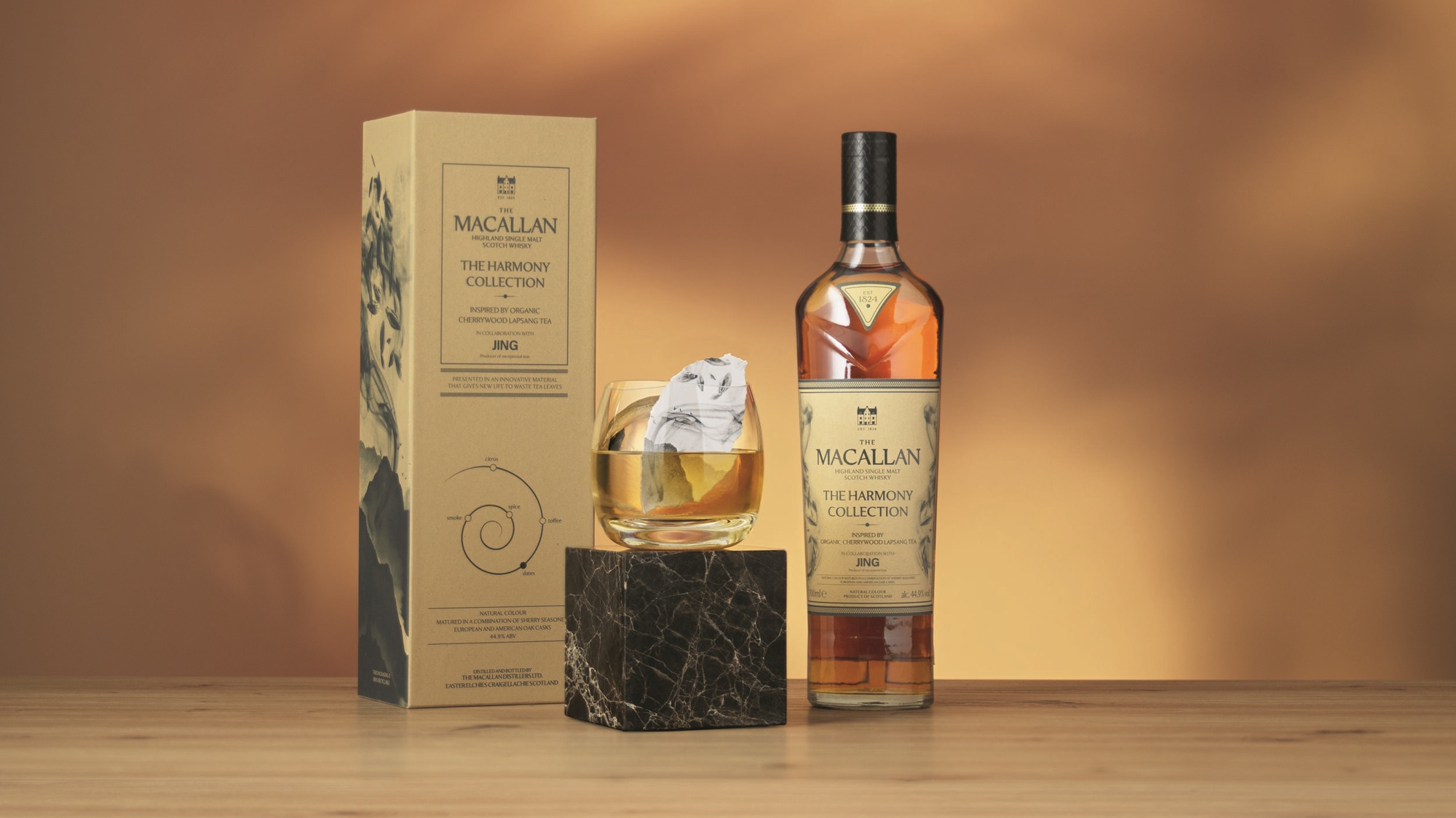 Fifth edition of The Macallan's Harmony series with Jing Tea