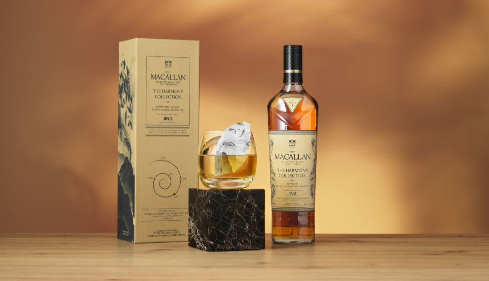 The Macallan Harmony Jing tea 2 – TRBusiness Edrington The Macallan Inspired By Organic Cherrywood Lapsang Tea Harmony Collection