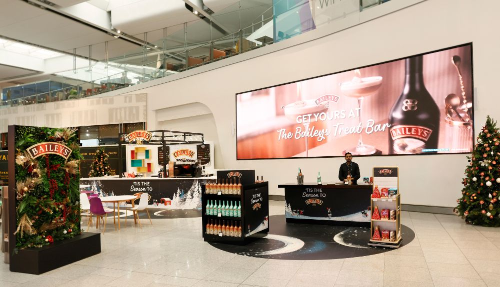 Diageo partners with ARI to create Baileys pop-up at Dublin Airport