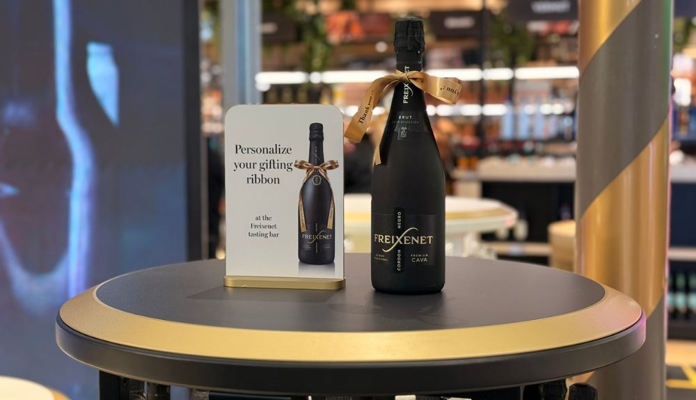 Henkell Freixenet Barcelona activation ribbon station – TRBusiness Henkell Freixenet Barcelona activation ribbon station