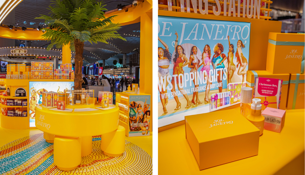 Sol de Janeiro 1000 2 – TRBusiness Sol de Janeiro launches ‘Shine Together’ holiday pop-up at Istanbul Airport.