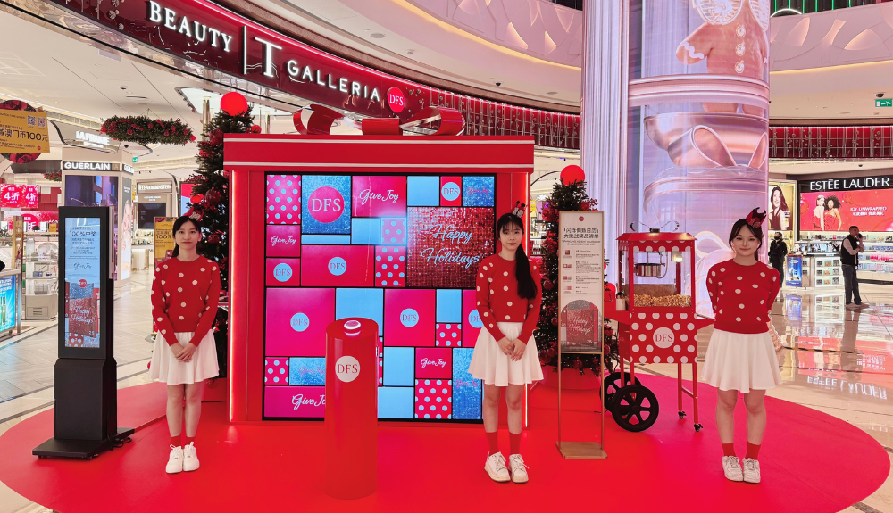 DFS 1000 – TRBusiness DFS marks 10 years of ‘Give Joy’ campaign.