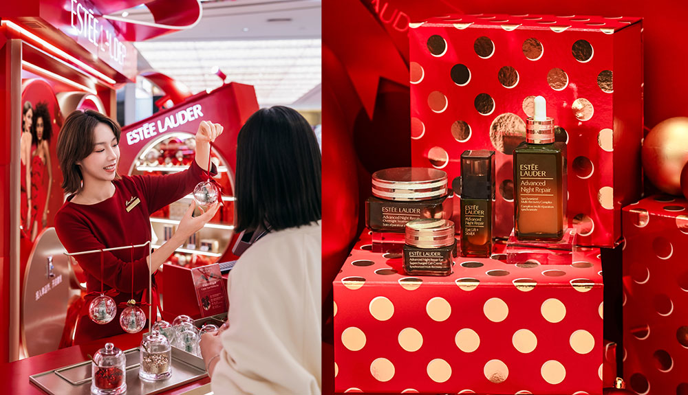 Estée Lauder 2025 クリスマスJOY UNWRAPPED Estée Lauder TR launches Joy Unwrapped holiday campaign across APAC