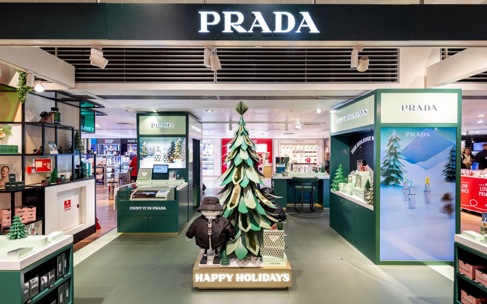 Prada marks the holiday season with pentarchy activation at CPH