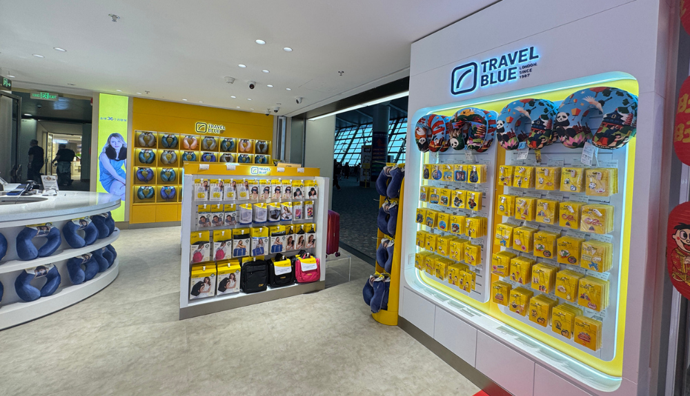 Travel Blue opens largest shop-in-shop at Shanghai Pudong Airport