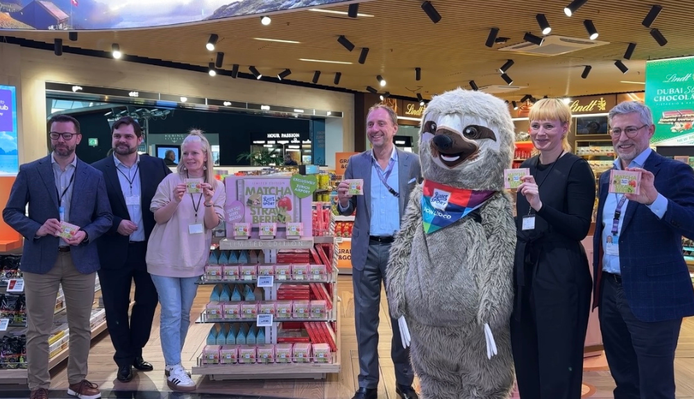 Ritter Sport and Avolta debut Zurich-exclusive Matcha Strawberry bar