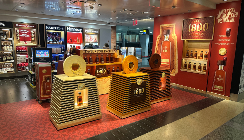 Proximo Spirits launches 1800 Tequila Triple Cask in travel retail