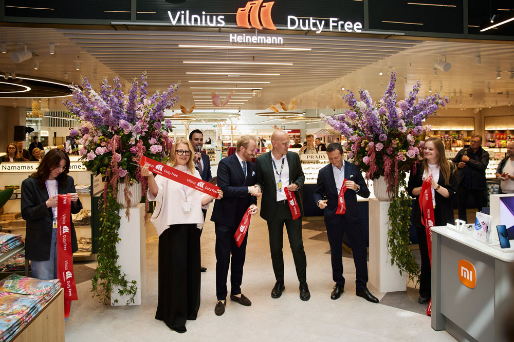 Gebr. Heinemann's TRV reopens 'largest duty-free shop in the Baltics' at Vilnius Airport