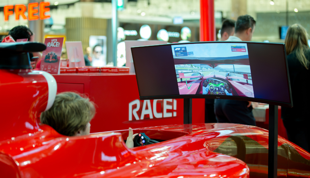 Nestle 1000 2 – TRBusiness Nestlé TR brings KitKat & Formula 1 experience to Istanbul Airport