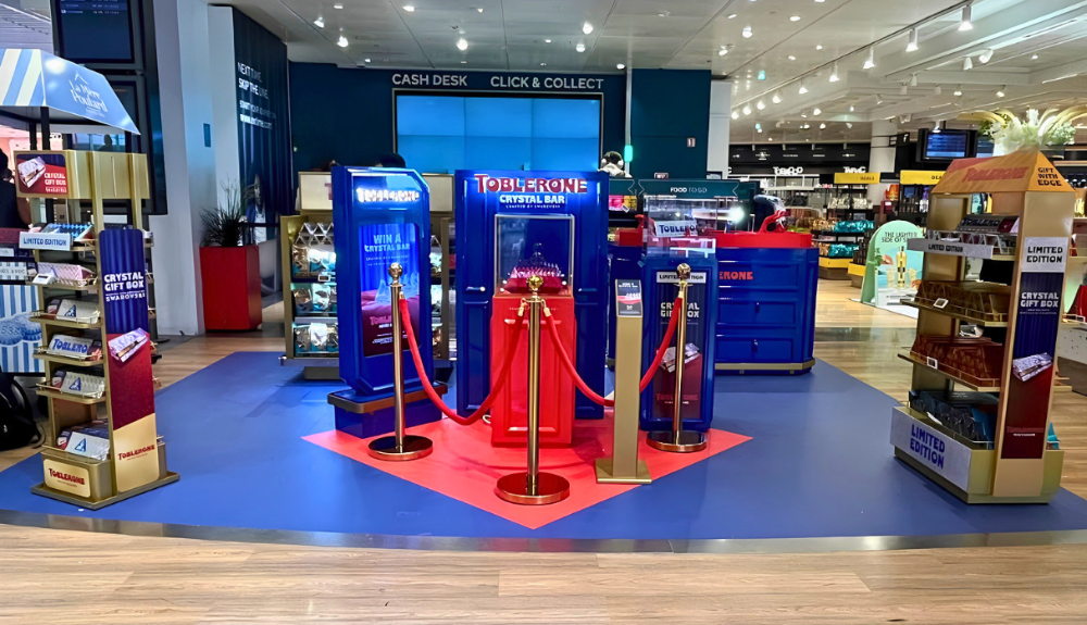 Toblerone Paris 2 – TRBusiness Mondelēz WTR expands Toblerone presence across Paris airports
