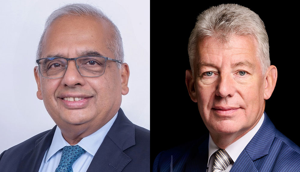 Ramesh Cidambi, Managing Director, Dubai Duty Free and Paul Griffiths, CEO of Dubai Airports.
