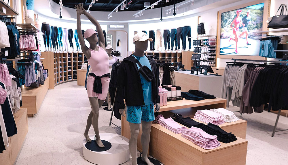 Lululemon at Heathrow Terminal 5.